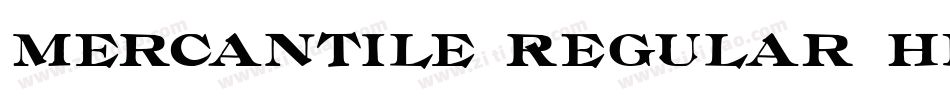Mercantile Regular HPLHS字体转换